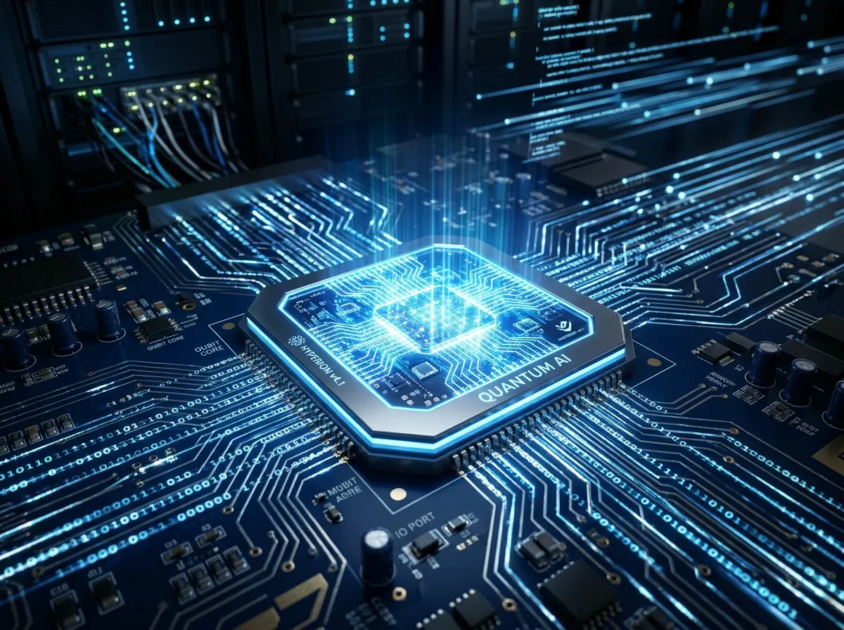 AI processing chip illustrating enterprise AI development