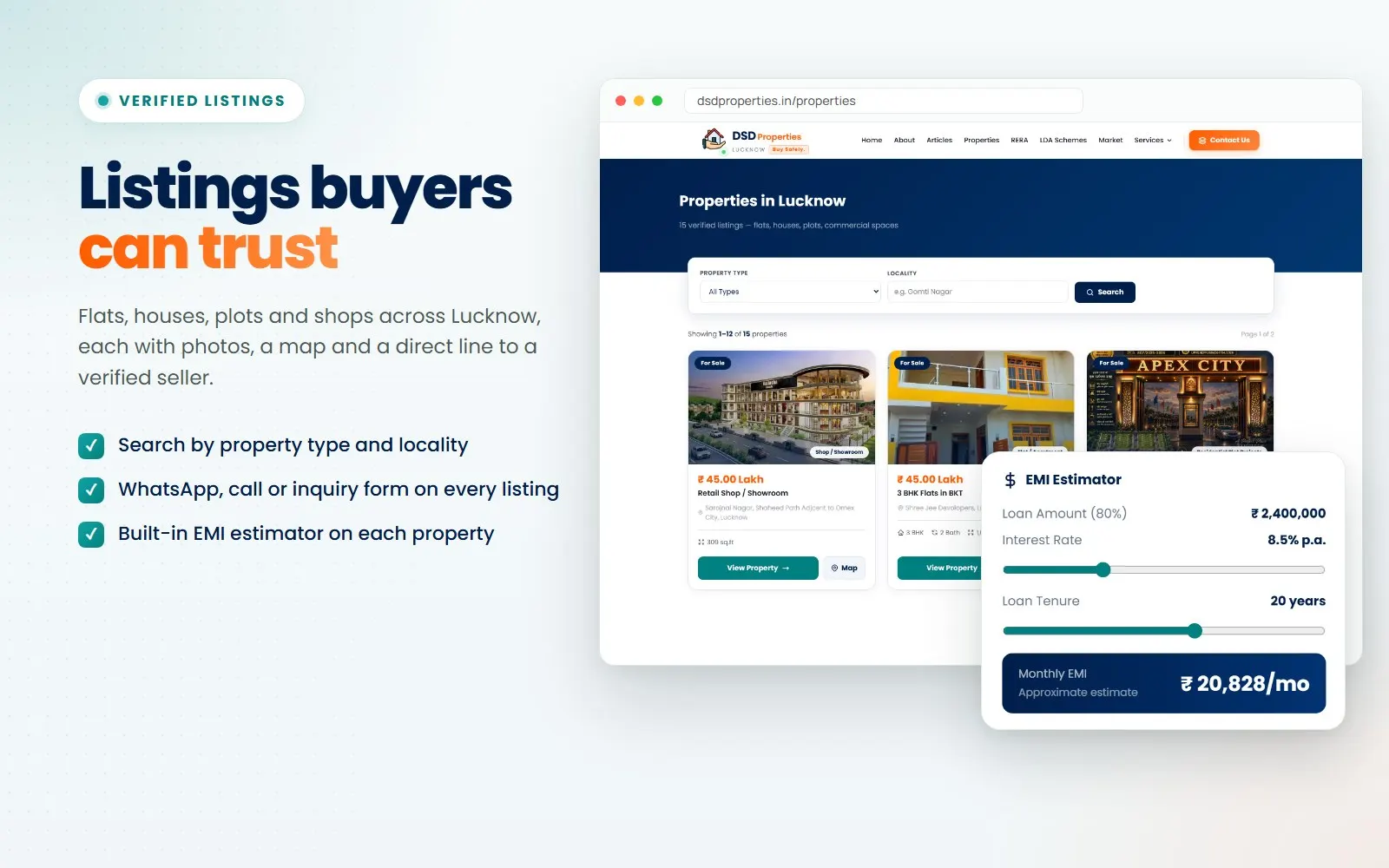 DSD Properties: Verified listings